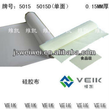 China VEIK tecido revestido de borracha de silicone kavlar, cobertor de soldagem, resistência térmica de tecido de silicone 0.15mm-2.00mm de espessura